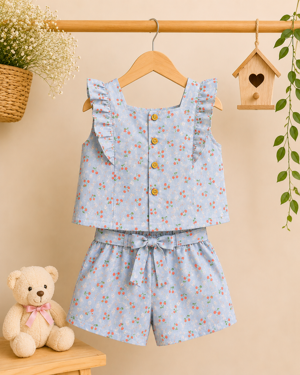 🍒 Cherry Print Co-ord Set 🍒