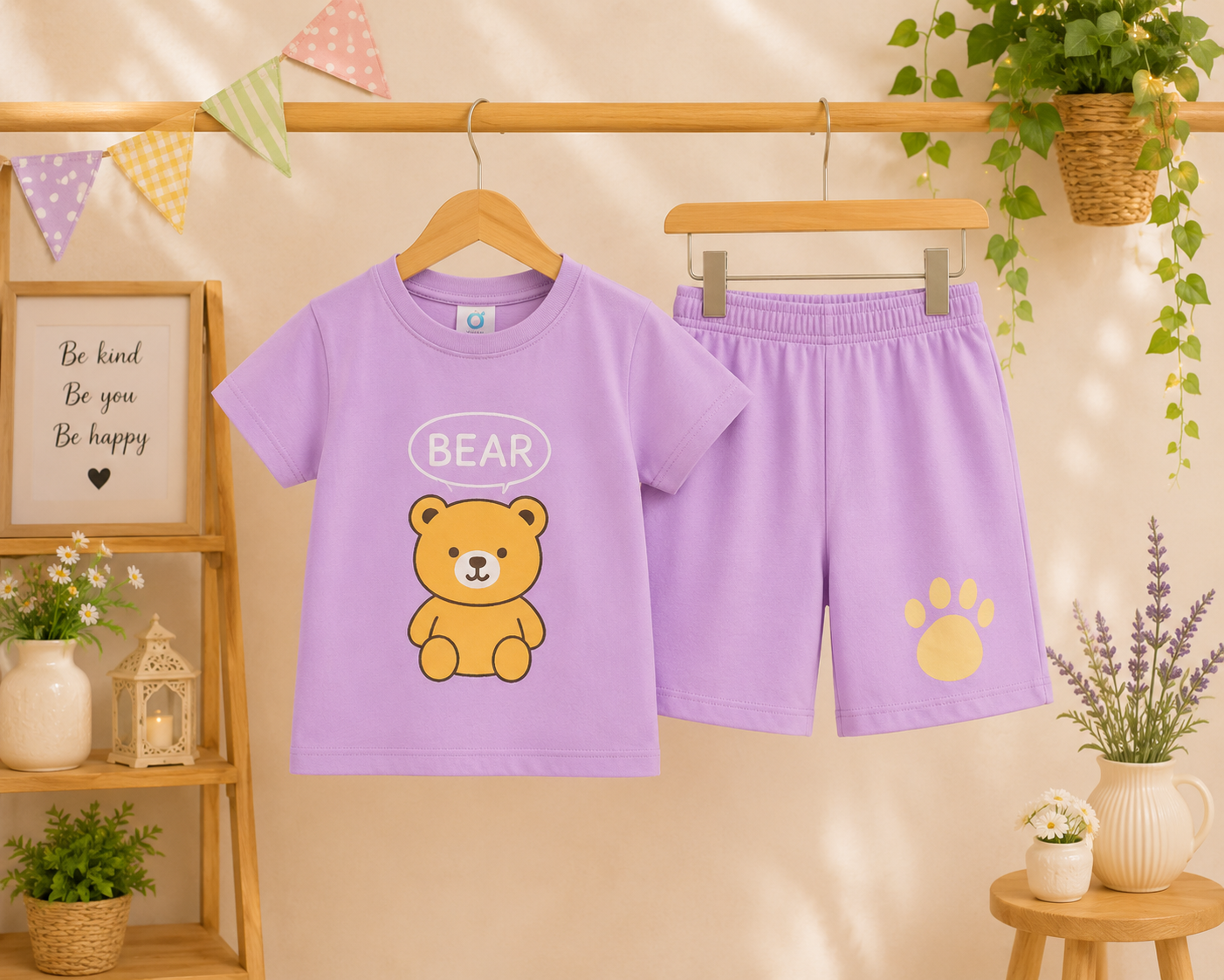 Lavender Bear Co-ord Set