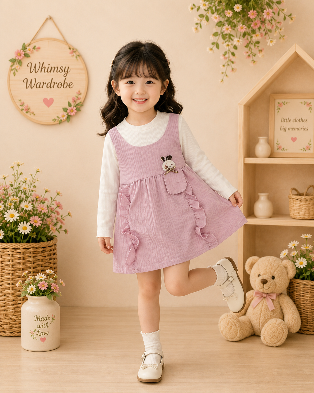 Korean Style Cotton Dress