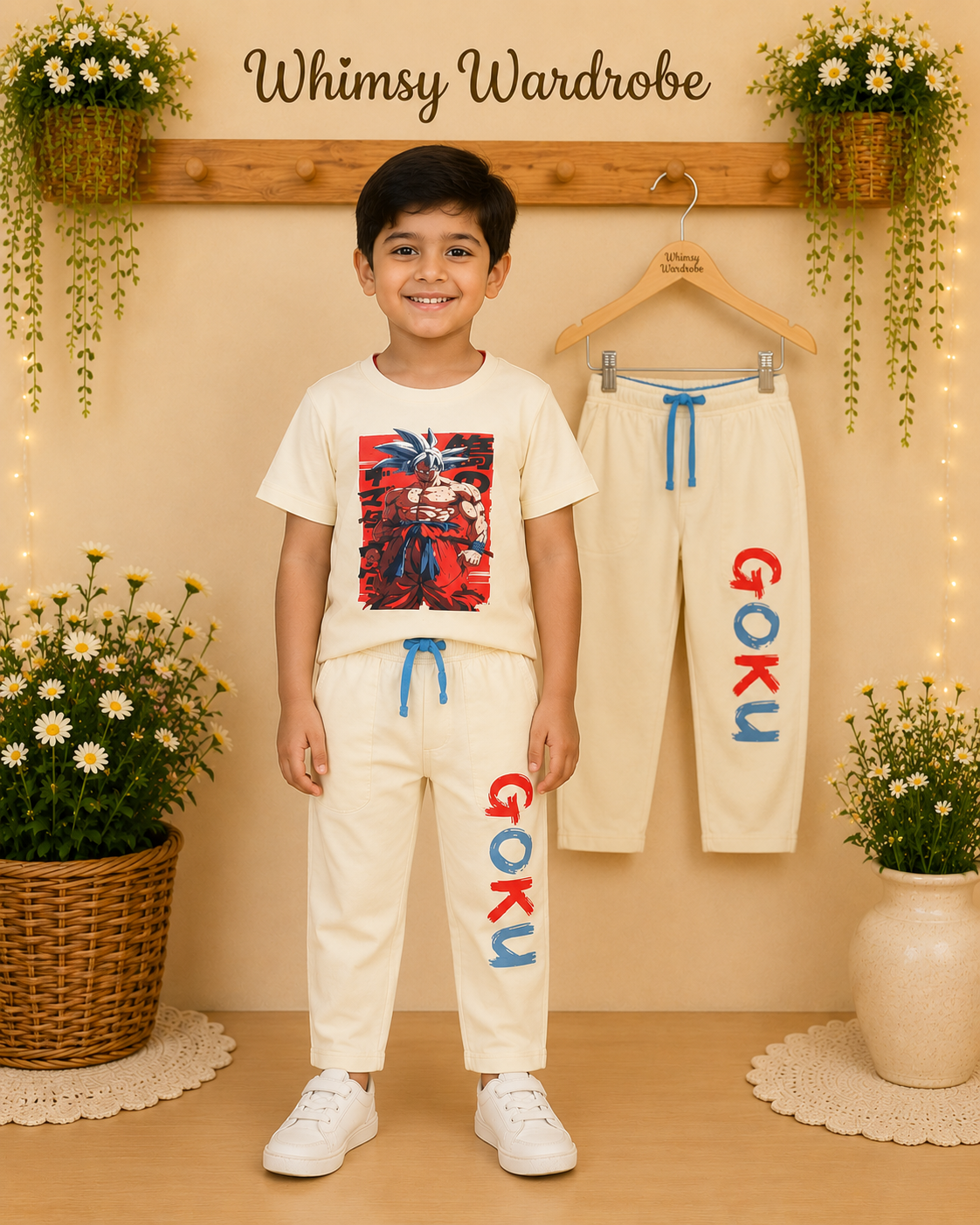 ⚡ Goku Premium Boys Cord Set